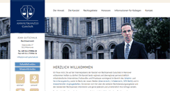 Desktop Screenshot of anwalt-gutschalk.de